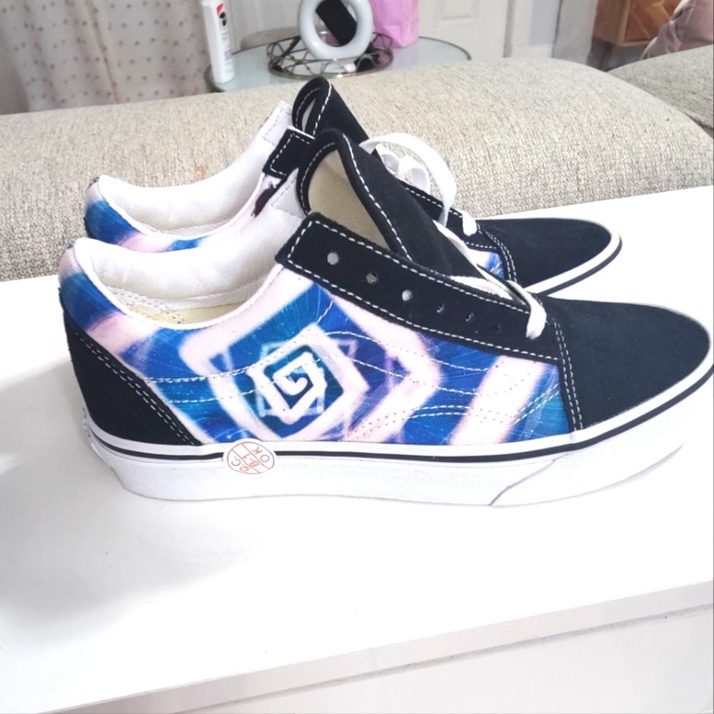 VANS x Karl Jacobs Old Skool Skate Shoe Black/multicolor, NEW Rare; Men’s 6